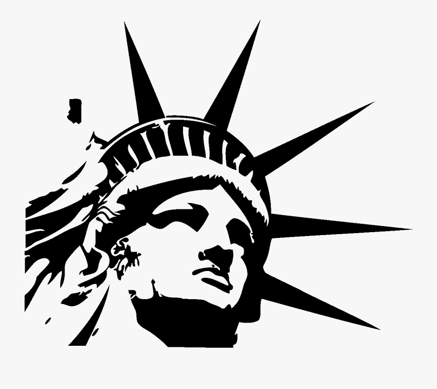 Statue Of Liberty Clipart Head - Head Statue Of Liberty Clipart, Transparent Clipart