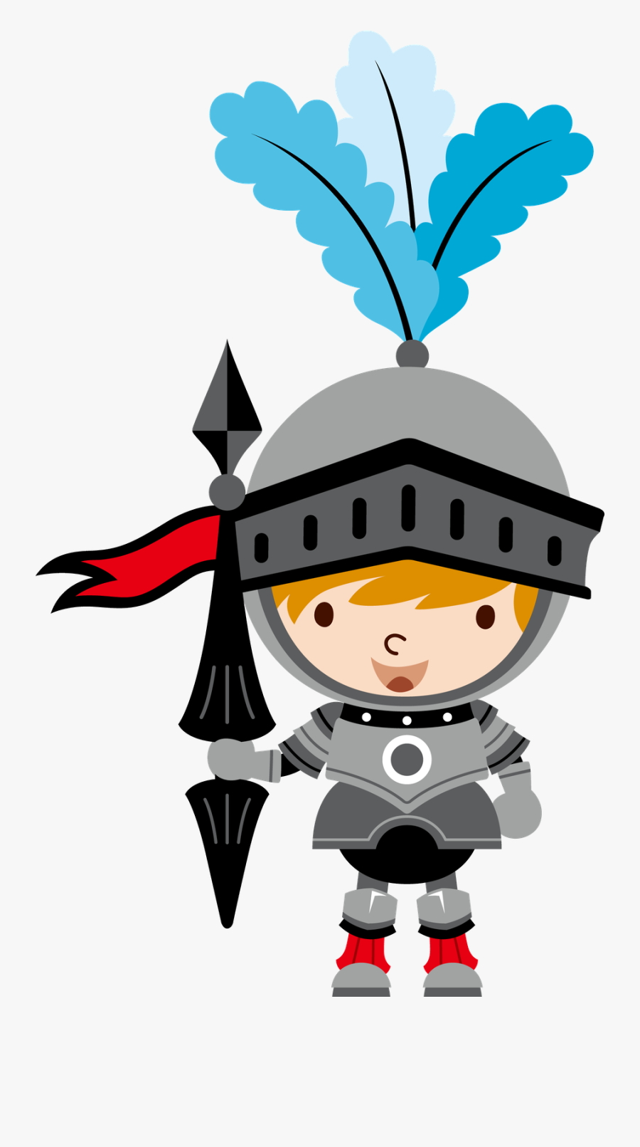 Princesas E Fadas - Clipart Knight Boy, Transparent Clipart