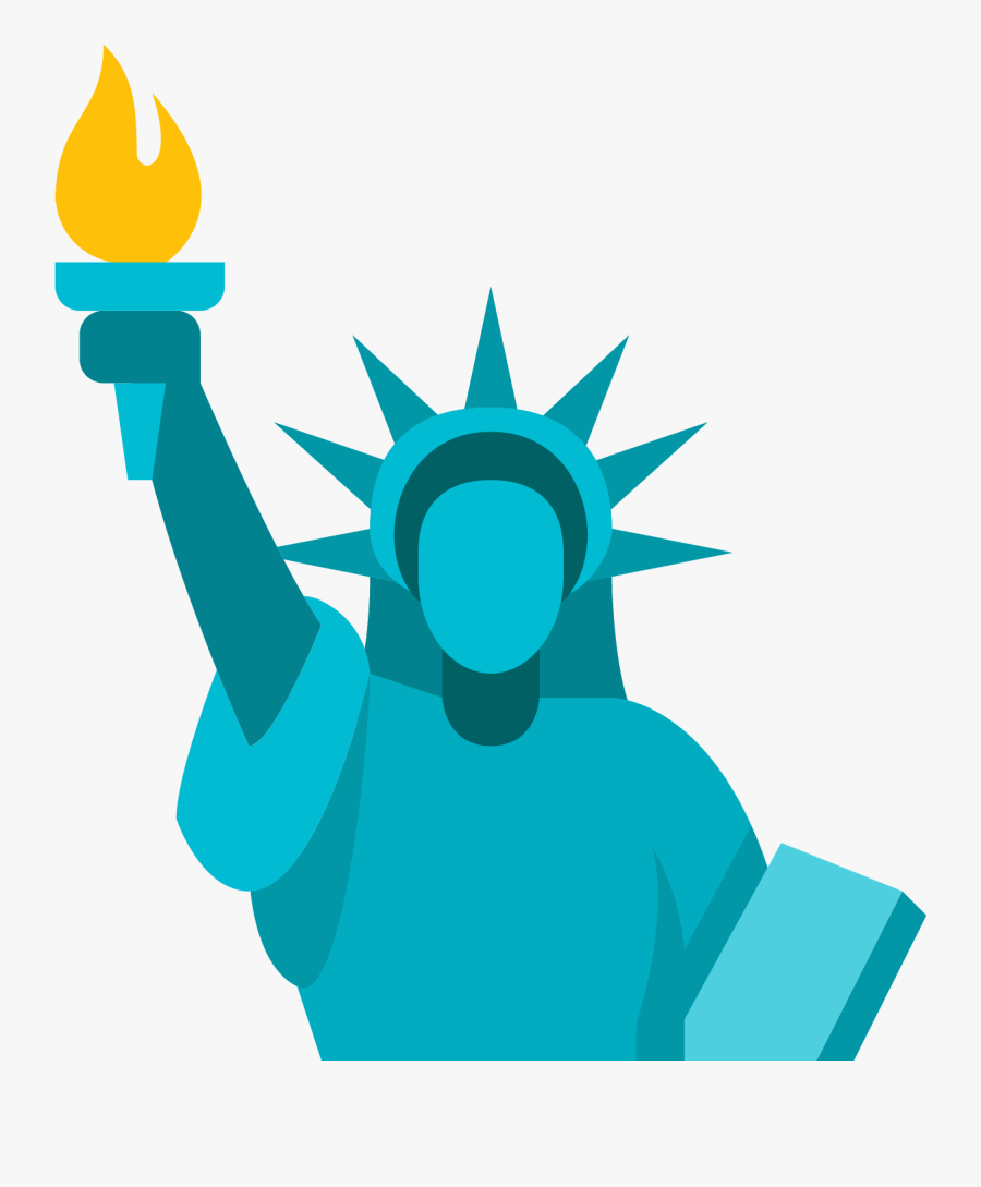 Statue Of Liberty Icon - Clip Art Statue Of Liberty Icon, Transparent Clipart