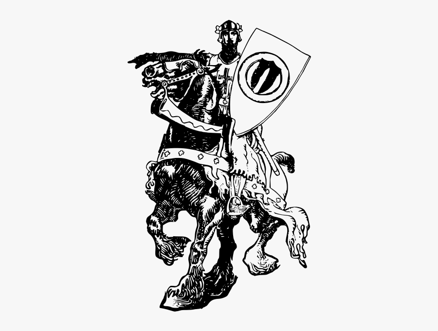 Art,monochrome Photography,armour - Knights Black And White Png, Transparent Clipart