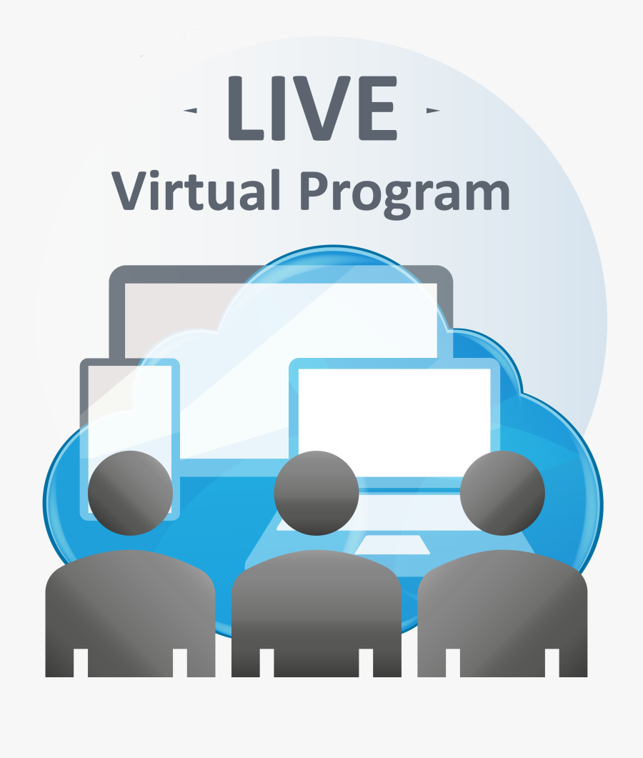 Tech Clipart Virtual Classroom - Live Virtual Classroom, Transparent Clipart