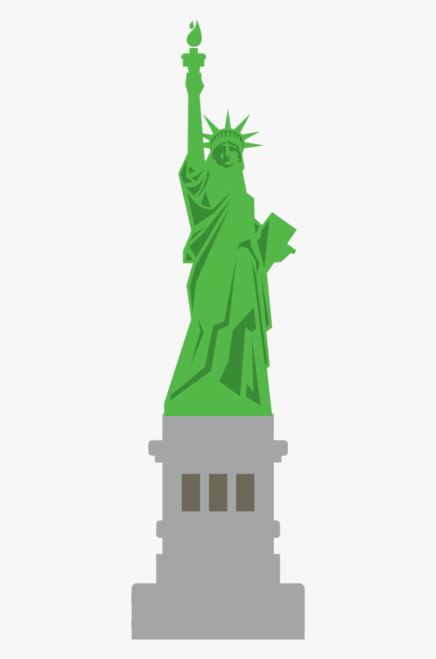 Statue Of Liberty Illustration , Free Transparent