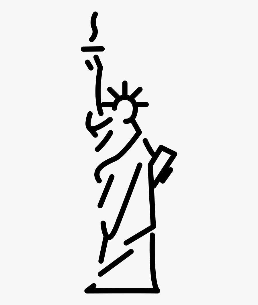 Statue Of Liberty - Free Statue Of Liberty Icon, Transparent Clipart