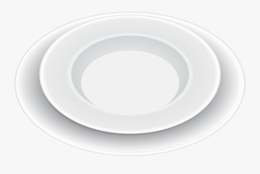 White Plates Png Clipart - Plate, Transparent Clipart