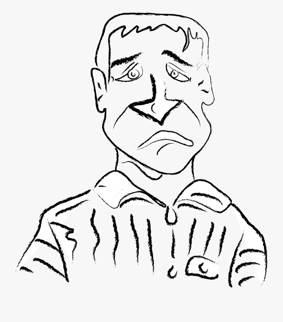 Knight Svg Clip Arts - Sad Man Clipart, Transparent Clipart