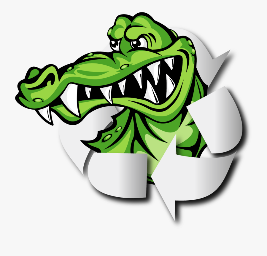 Gator"s Metal Recycling - Crocodile Vector Png, Transparent Clipart