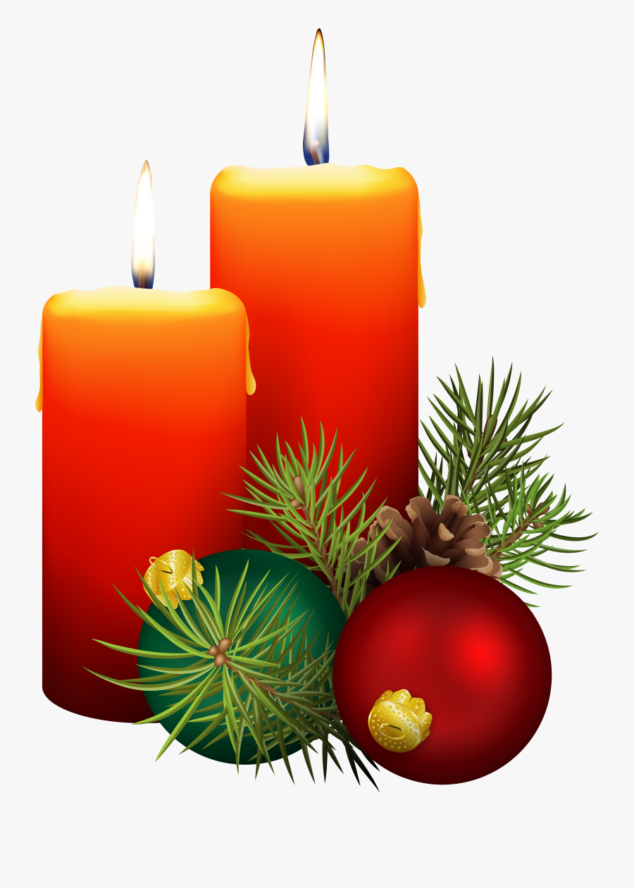 Christmas Candles Png Clip Art Imageu200b Gallery Yopriceville - Lossless Compression, Transparent Clipart