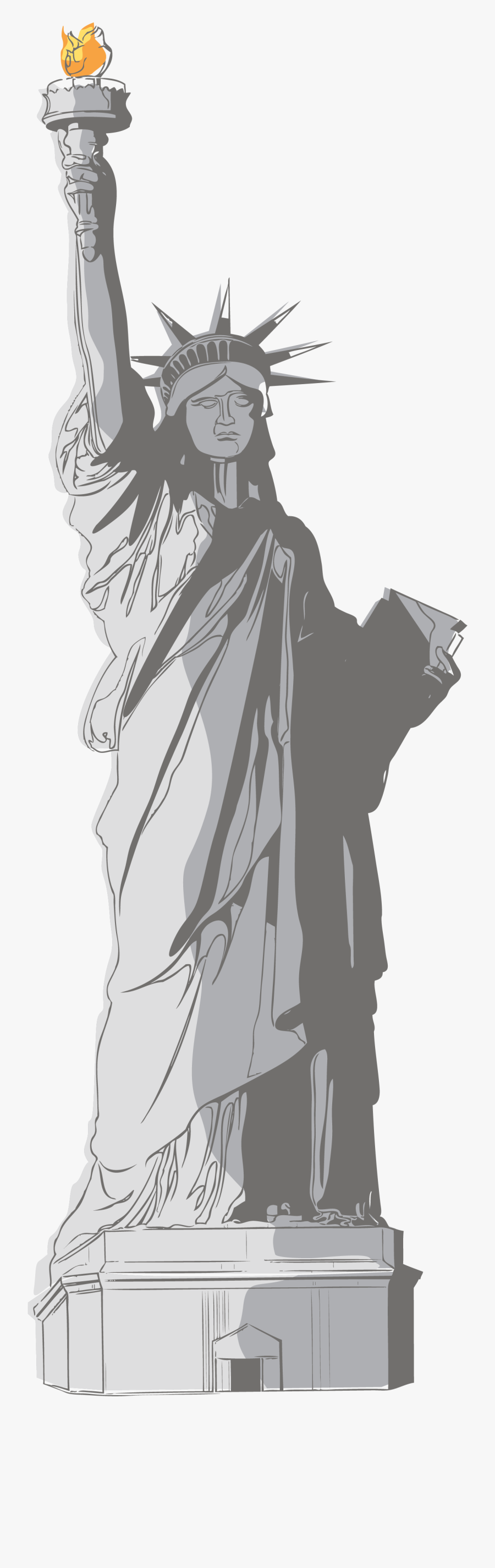 Statue Of Liberty, Transparent Clipart