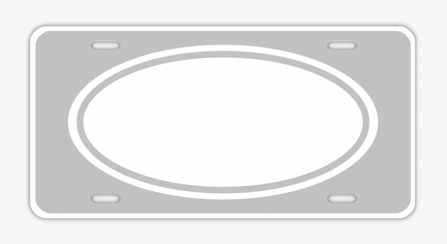 Custom Oval License Plates - Circle, Transparent Clipart