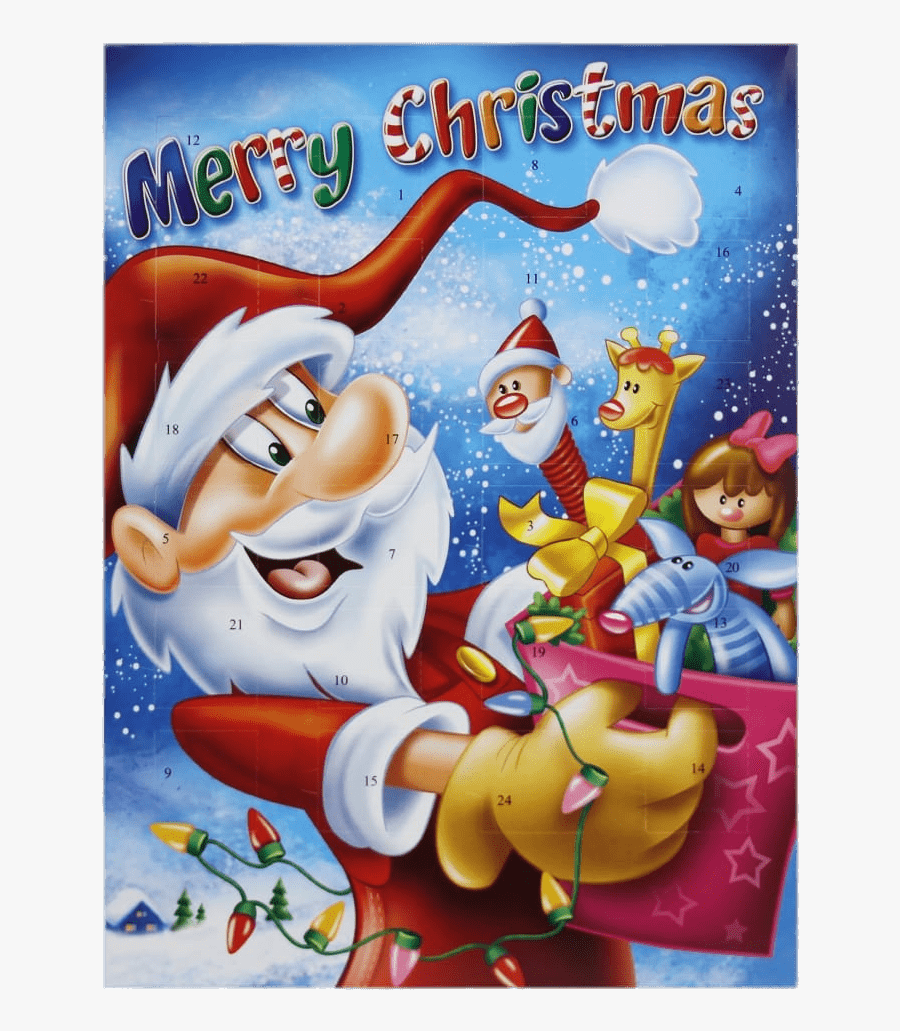 Merry Christmas Advent Calendar - Christmas Advent Calendars Png, Transparent Clipart