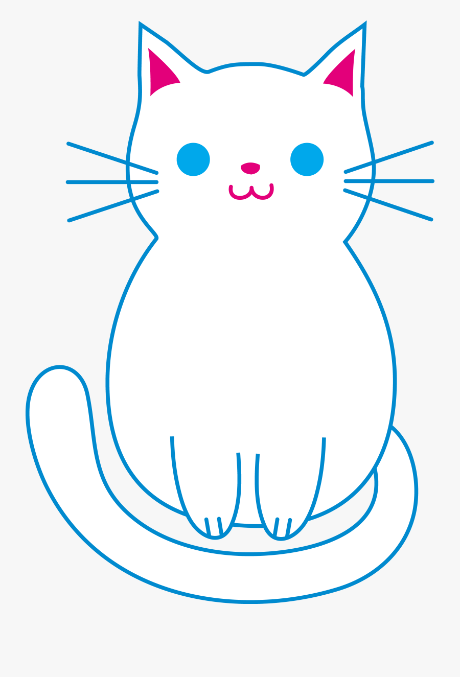 Clip Art Clipart Cats And Kittens - Animated Cat With Background, Transparent Clipart