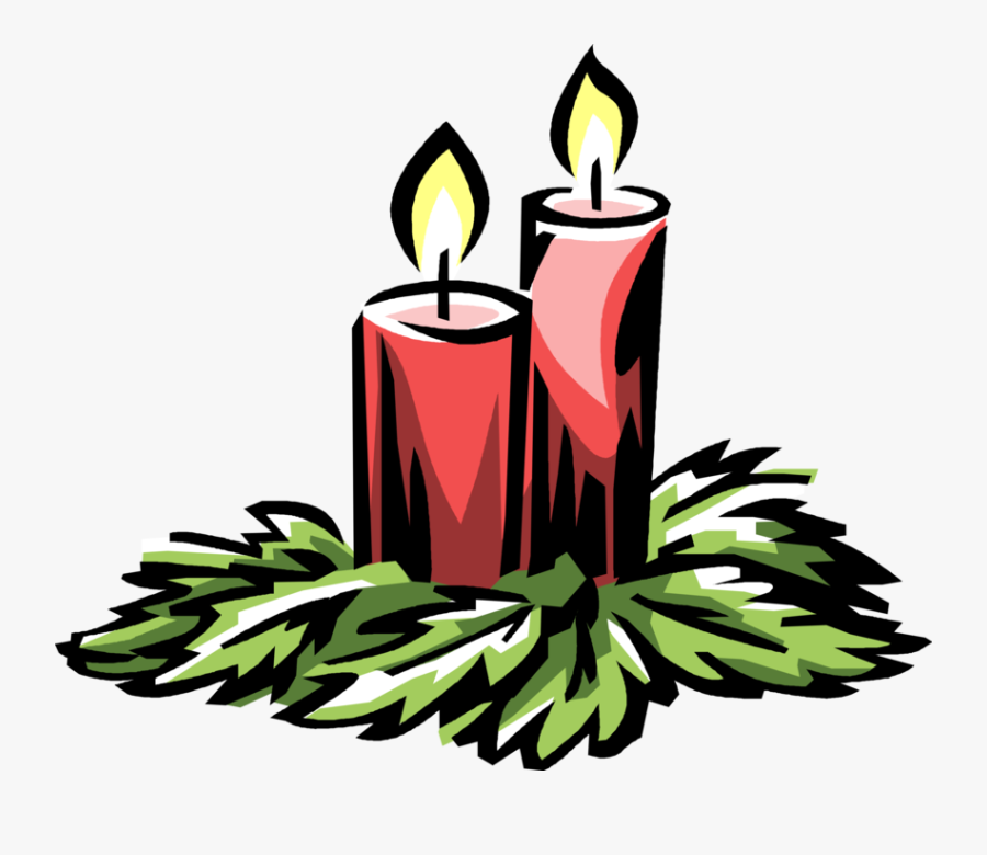 Transparent Christmas Candle Png - Advent Candle, Transparent Clipart