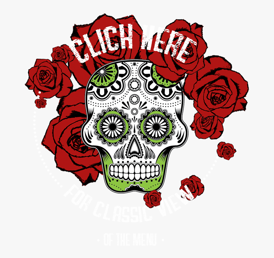 Spanish Sugar Skull, Transparent Clipart