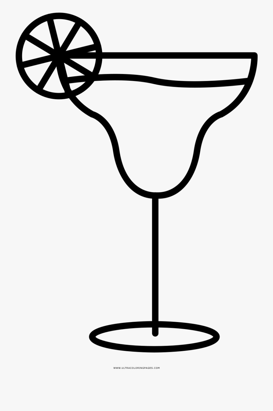 Margarita Coloring Page, Transparent Clipart