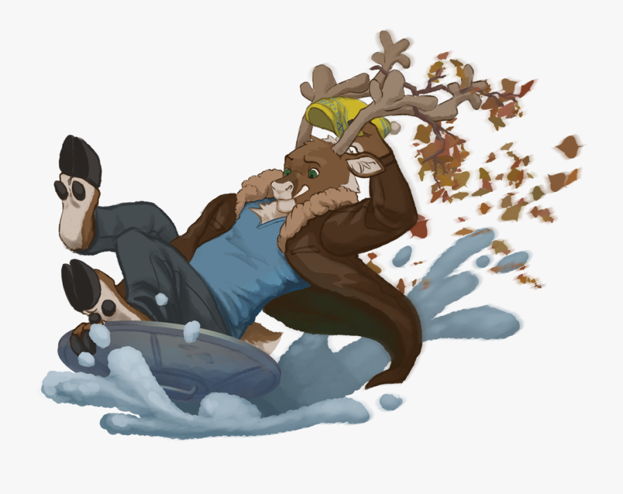 Advent Art - Sled - Cartoon, Transparent Clipart