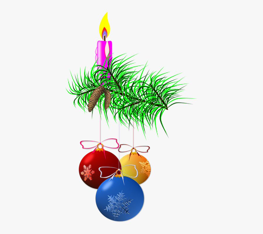 Advent, 2, Candlelight, Christmas, Candles - Christmas Ornament, Transparent Clipart