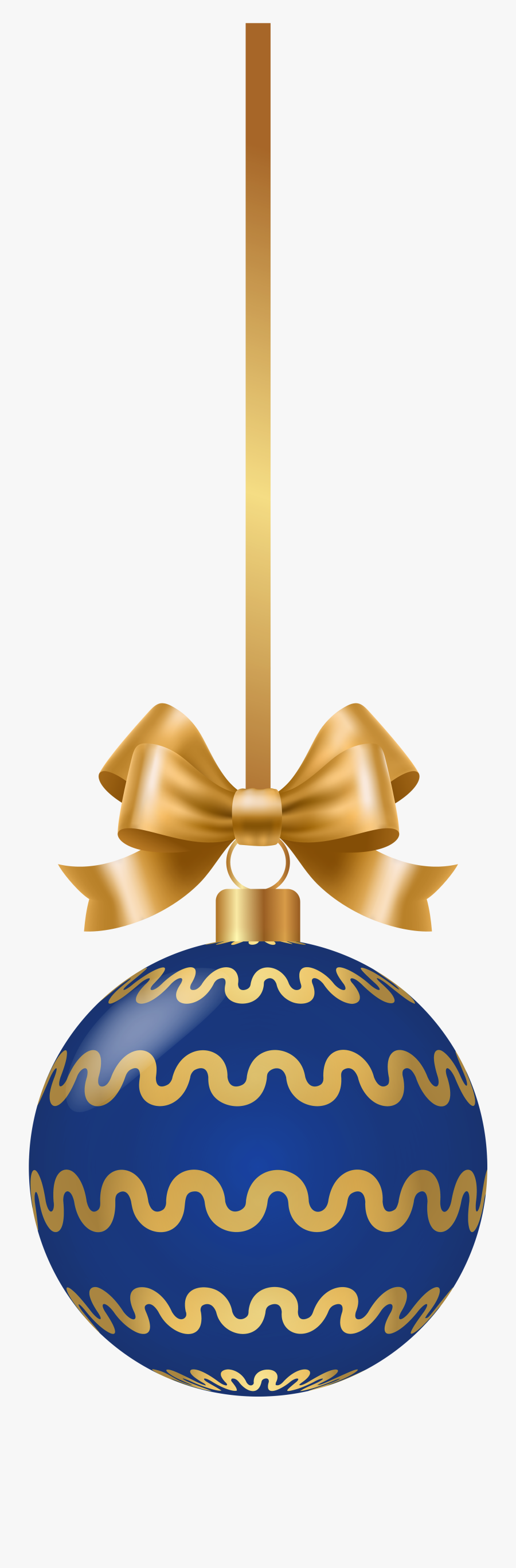 Blue Christmas Ball Png Clip Art - Satin, Transparent Clipart