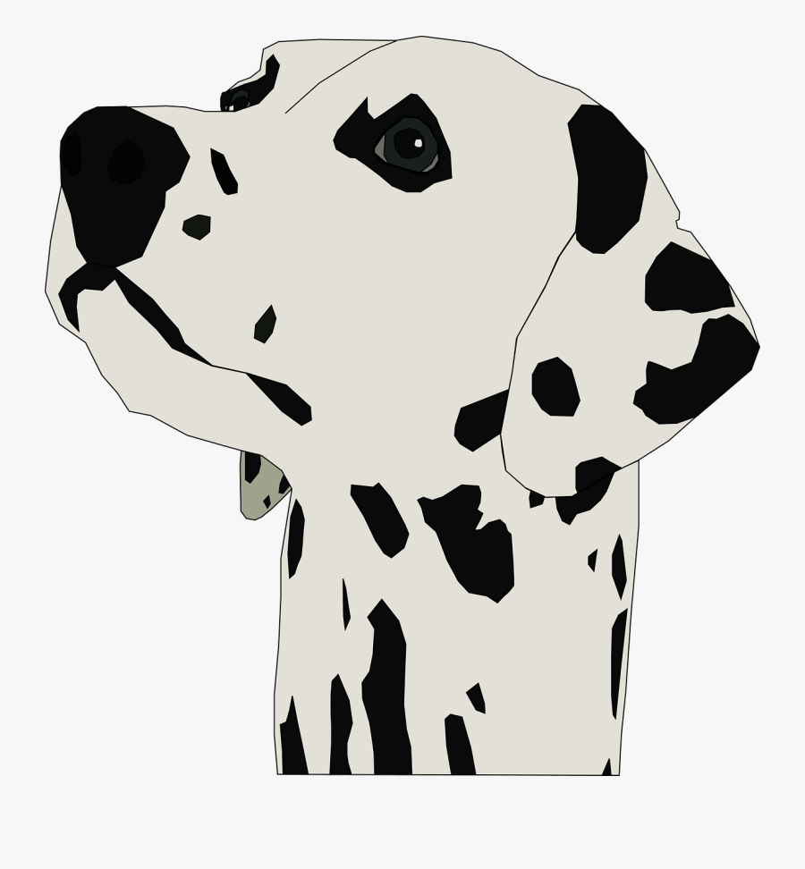 Download Dalmatian Clipart - Dalmatian Head Clipart, Transparent Clipart