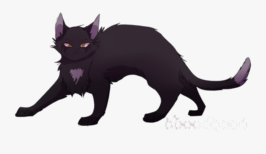 Black Cat Kitten Transparent Image Clipart Free Png - Black Cat, Transparent Clipart