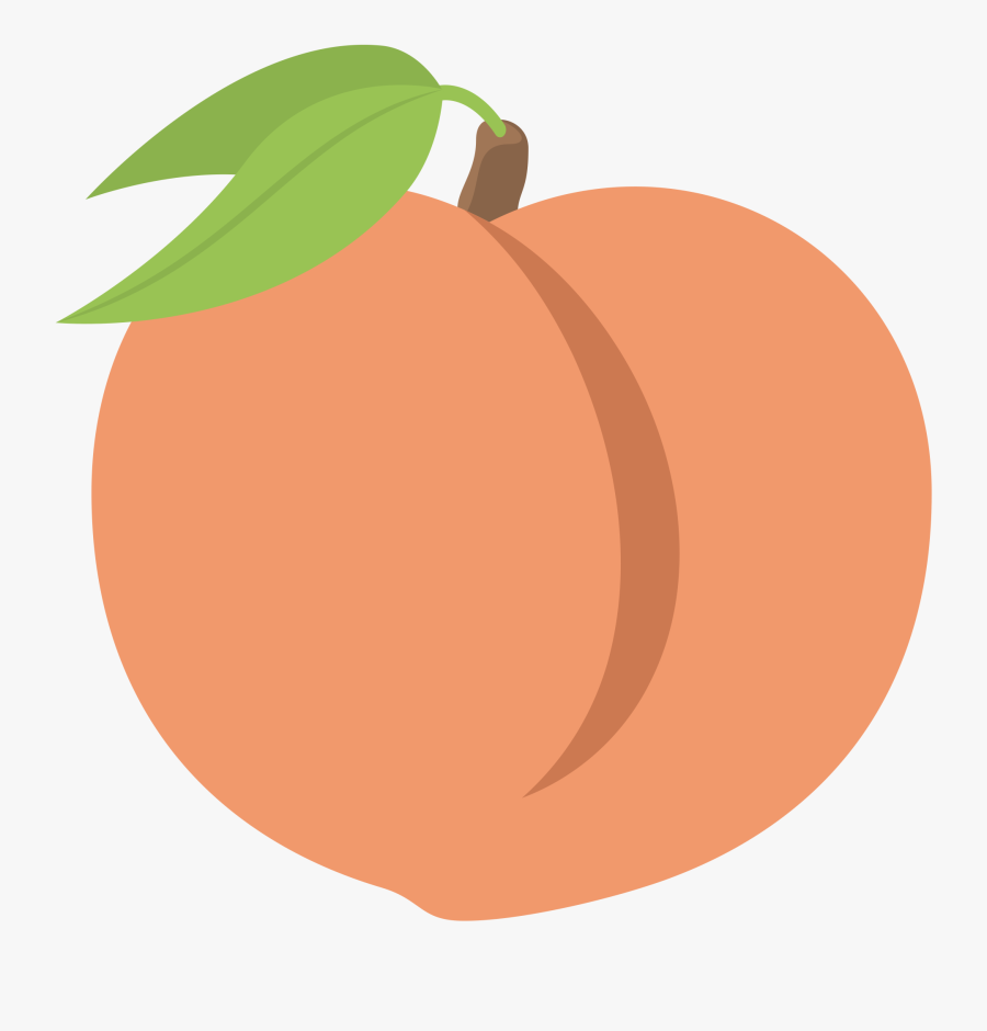 Transparent Emoji Peach Png - Transparent Background Peach Emoji, Transparent Clipart