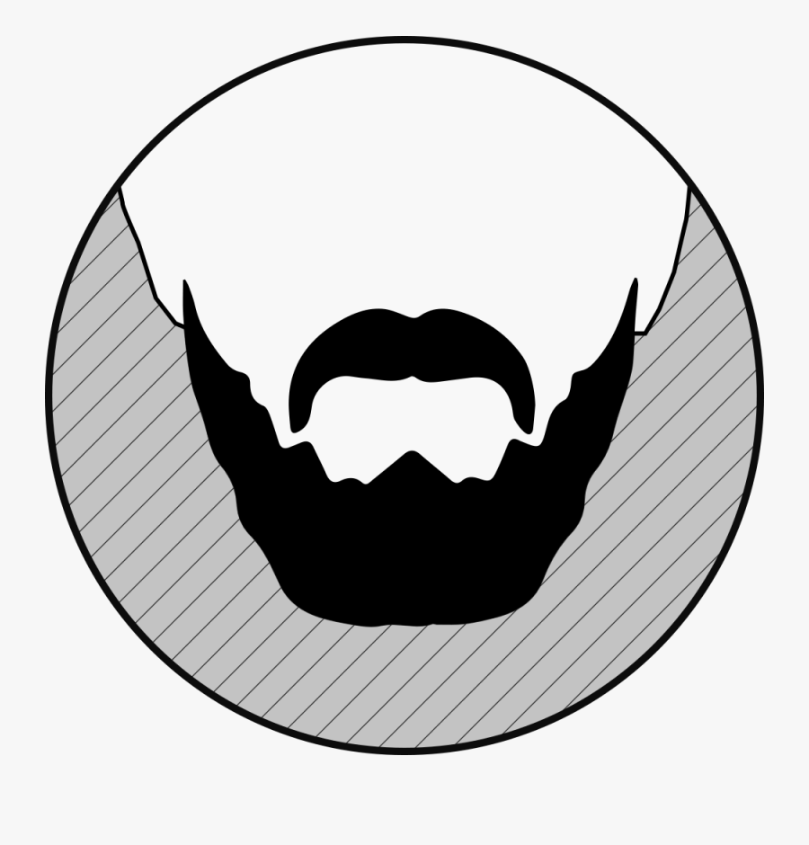Transparent Hipster Mustache Png - Great Beard Comes Great Responsibility, Transparent Clipart