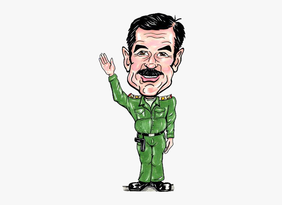Caricature Clip Art - Saddam Hussein Clipart, Transparent Clipart