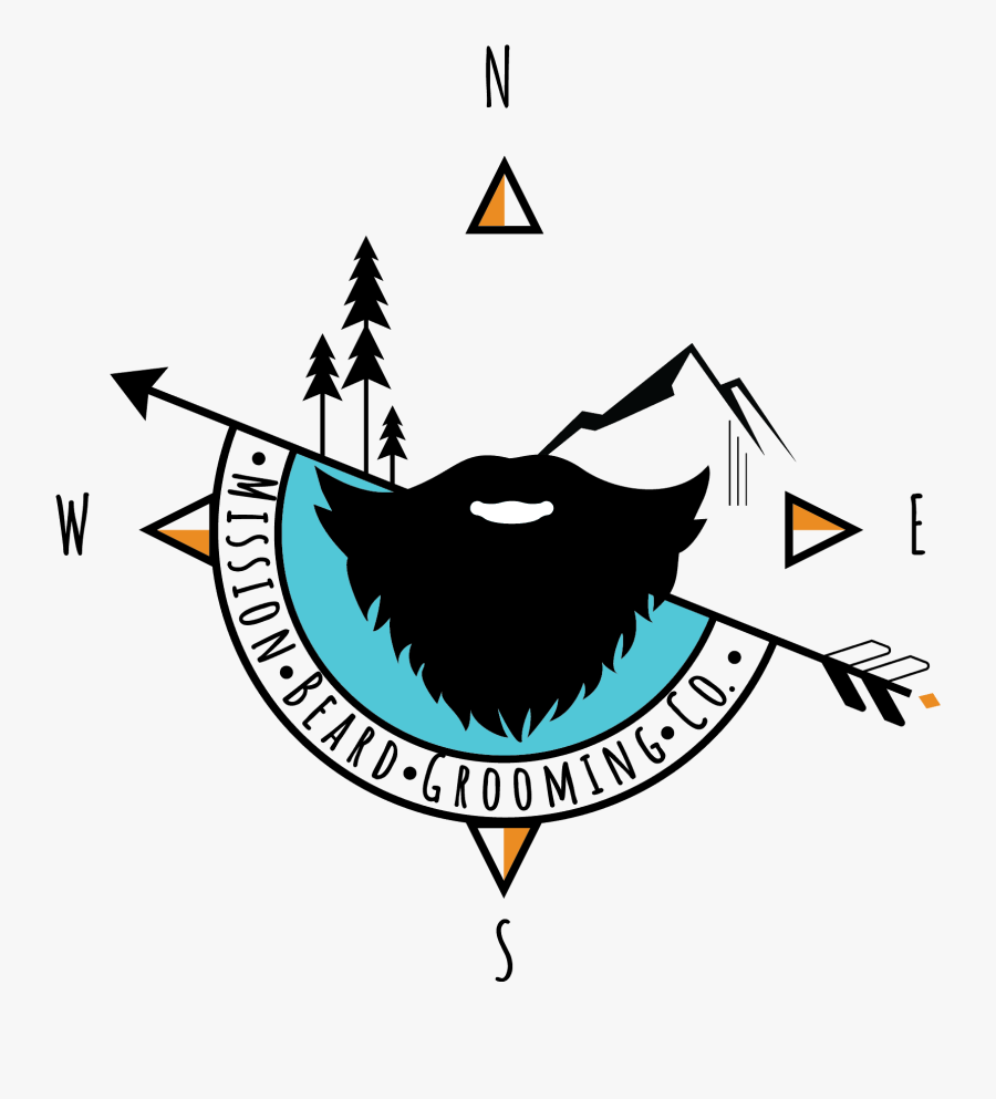 Mission Beard - Clock Black And White, Transparent Clipart