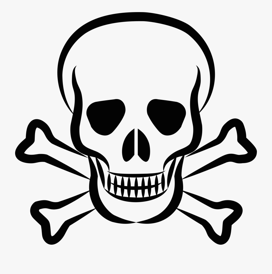 Clip Art Pirate Skulls And Crossbones, Transparent Clipart