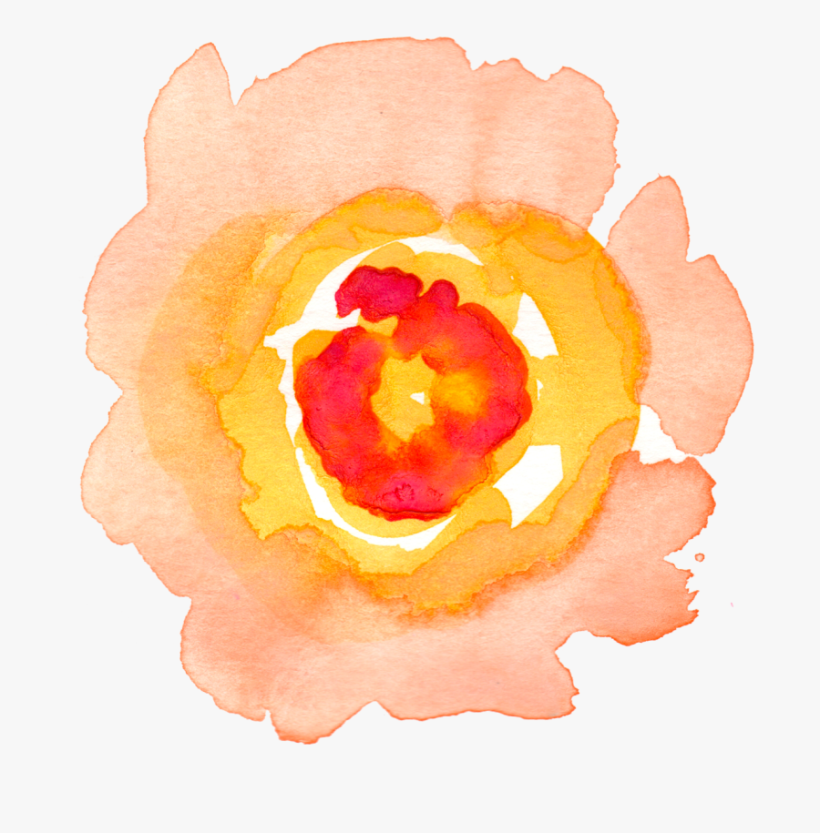 Water Color Flowers Clip Art, Transparent Clipart