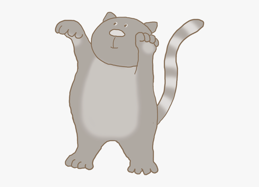 Cartoon Kitten Playing - Transparent Background Kitten Cartoon Png, Transparent Clipart