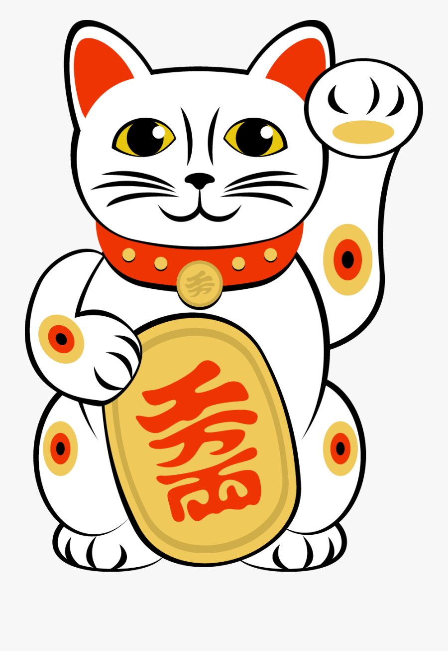 Cat Kitten Maneki Neko Clip Art Chinese Lucky Cat Cartoon , Free