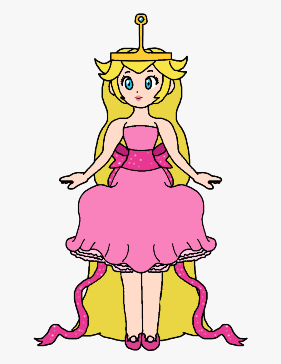 Adventure Time Princess Bubblegum Peach Katlime Clipart - Minnie As A Princess Musketeer, Transparent Clipart