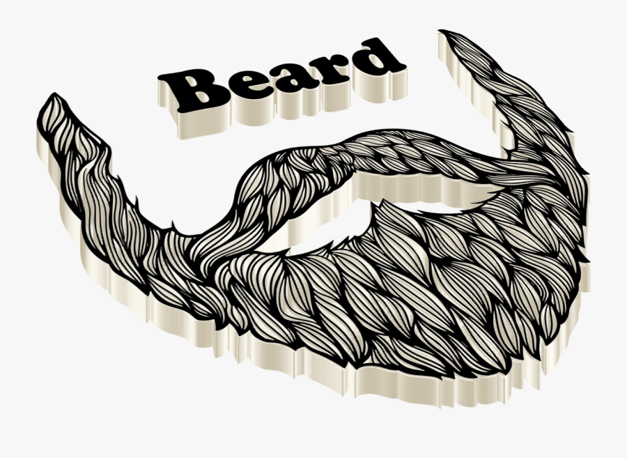 Beard Png Transparent - Illustration, Transparent Clipart