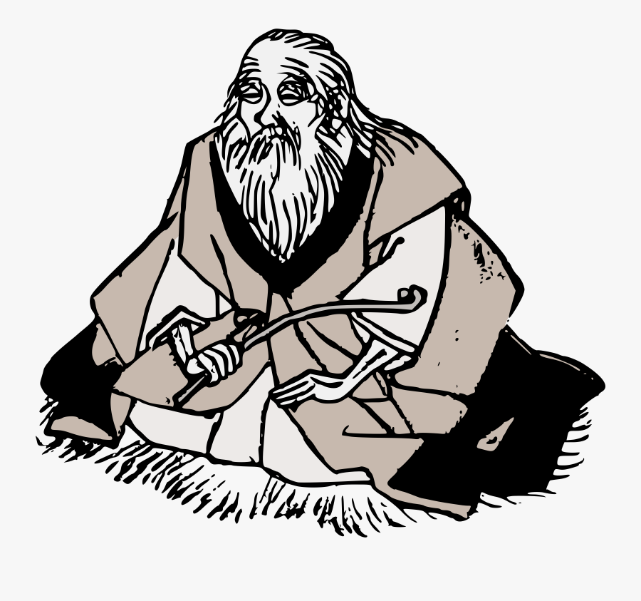 Wise Old Man Clipart, Transparent Clipart