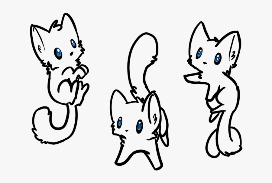 Kitten Clipart Simple Cat - Fnaf Cute Easy Drawings, Transparent Clipart