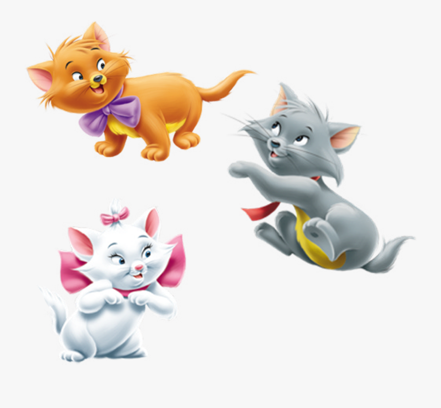Transparent Kitten Clipart - Aristocats Toulouse Berlioz And Marie, Transparent Clipart