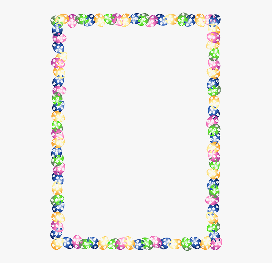 Easter Border Clipart - Frame Border Congratulation, Transparent Clipart