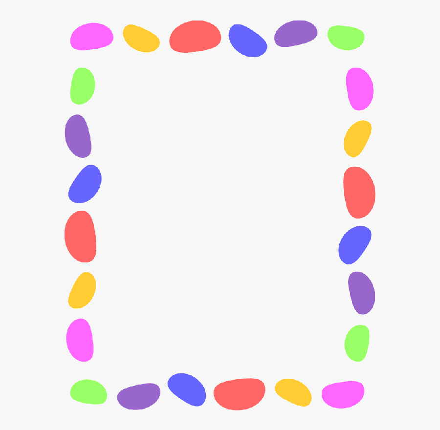 Easter Border Clipart - Count The Jelly Beans Contest, Transparent Clipart