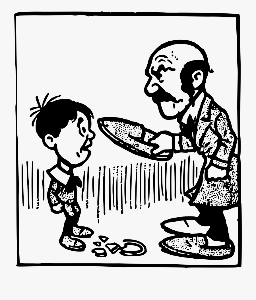 Png Clipart Source - Angry Dad Clipart Black And White, Transparent Clipart