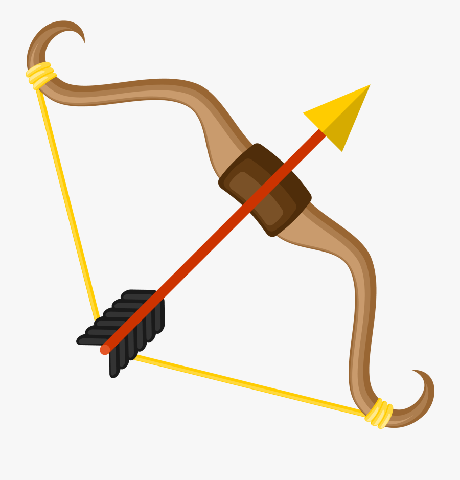 Svg Royalty Free Stock Bow And Arrow Clipart - Clip Art Bow And Arrow, Transparent Clipart