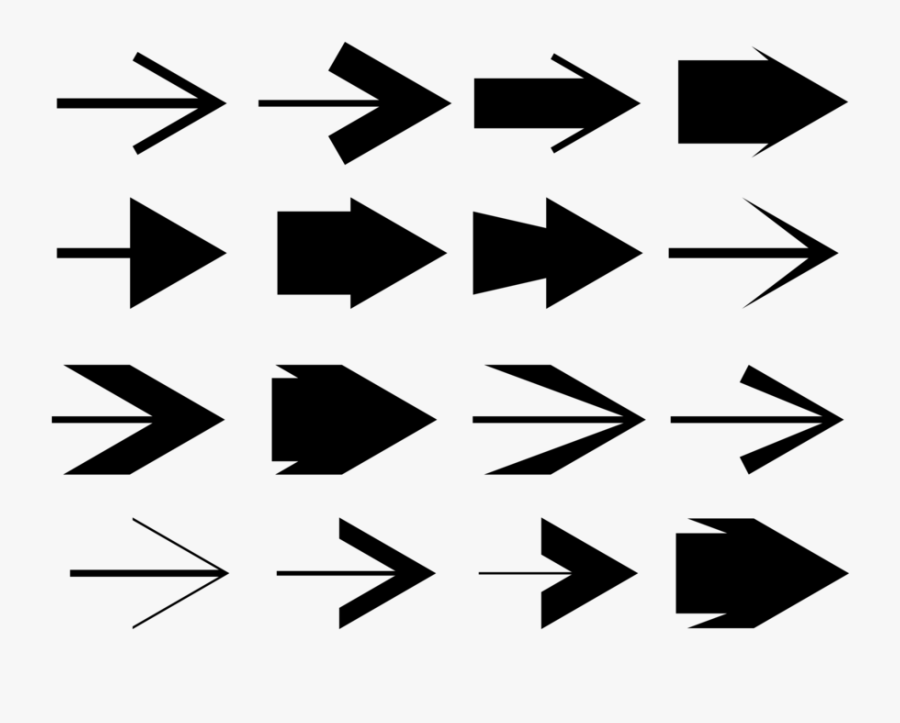 Arrows - Arrow Selection Vector Png, Transparent Clipart