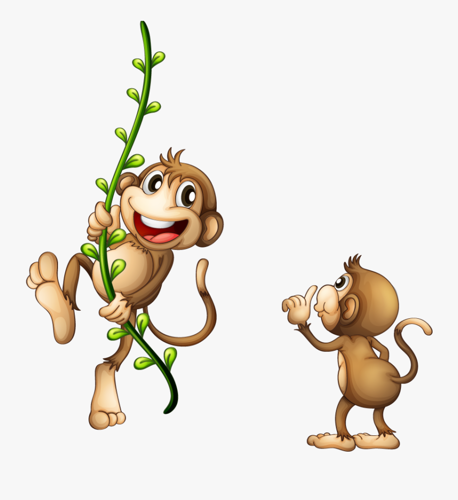 - Grow Fit Clipart , Png Download - Monkey Swinging From A Vine, Transparent Clipart