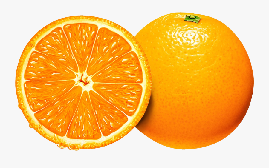 Orange Slice Vector Png, Transparent Clipart