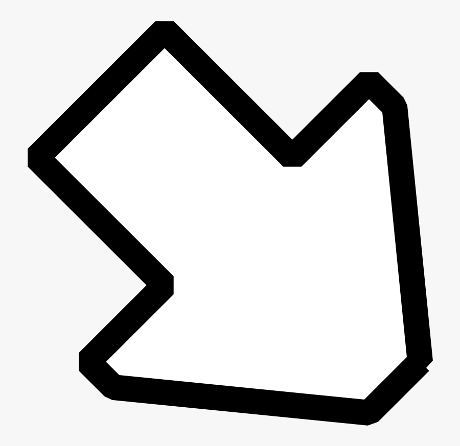 Free Vector X Px Capable Black And White Icons Clip - Arrow Clip Art, Transparent Clipart