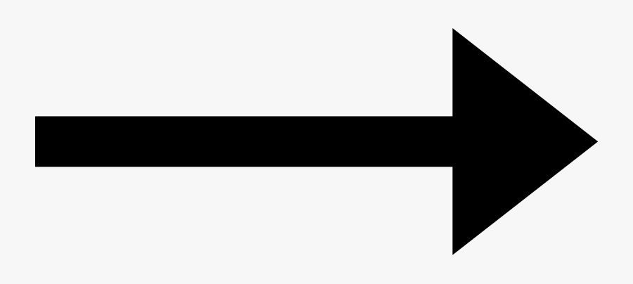 Clipart Arrows Black - Right Arrow, Transparent Clipart