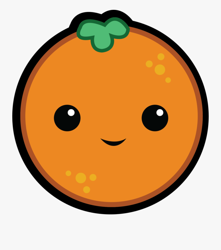Cartoon Orange Free Download Clip Art On Png - Cute Orange Clipart, Transparent Clipart