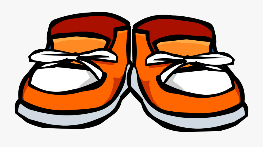 Oranges Clipart Shoes - Club Penguin Shoes Png, Transparent Clipart