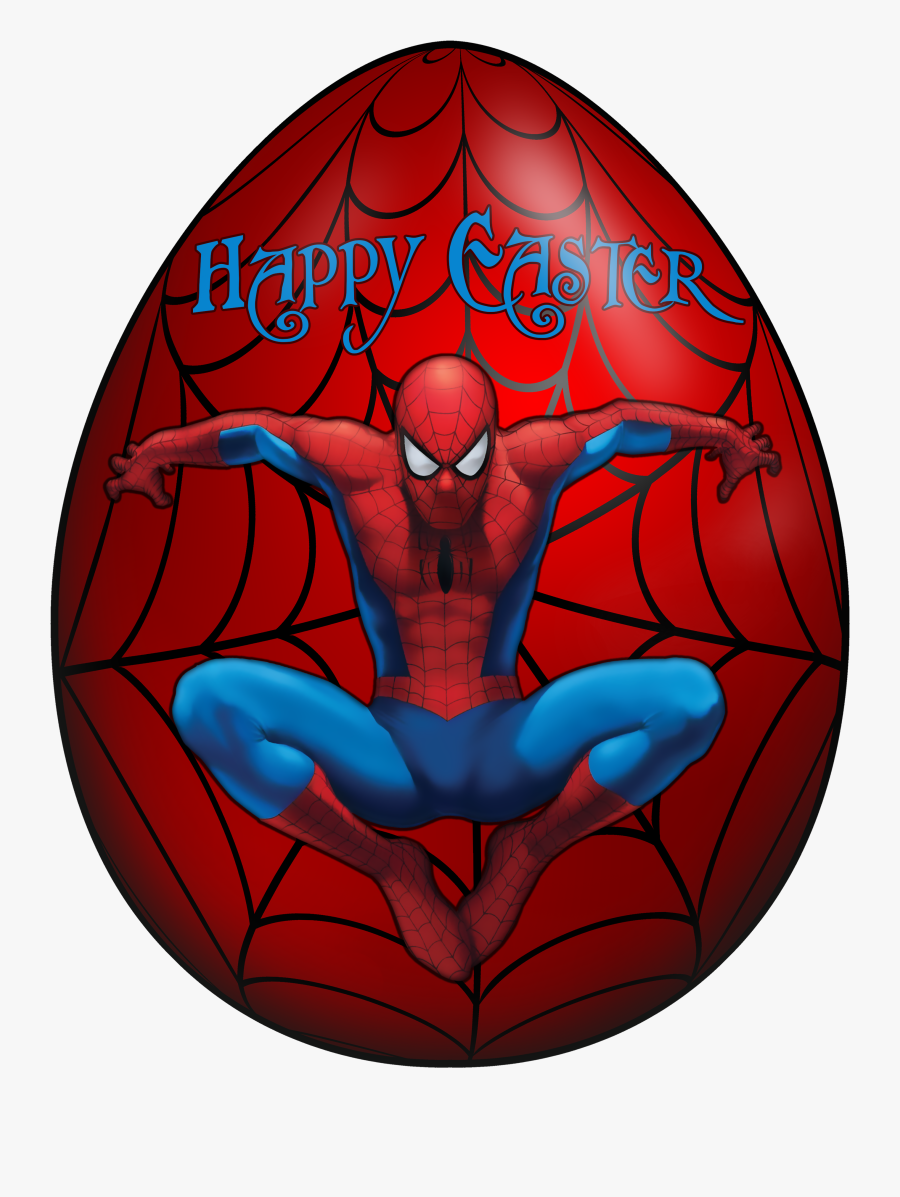 Kids Easter Egg Spiderman Png Clip Art Image - Gloucester Road Tube Station, Transparent Clipart