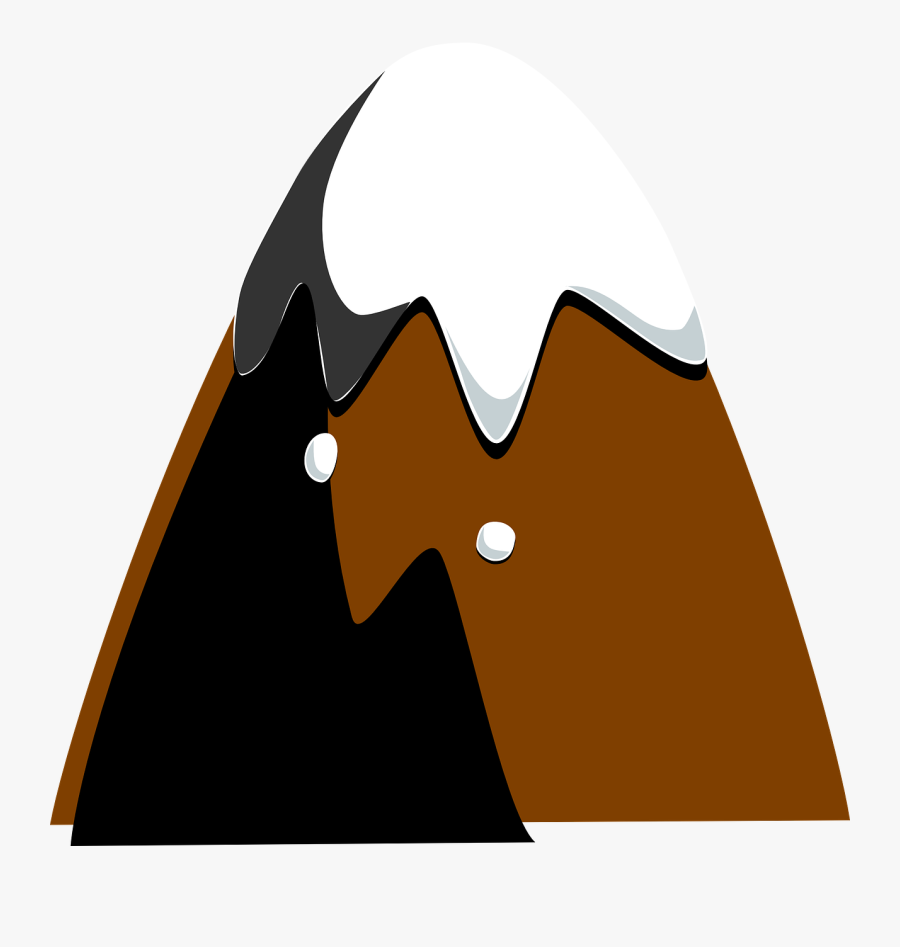 Hill Cartoon Brown, Transparent Clipart
