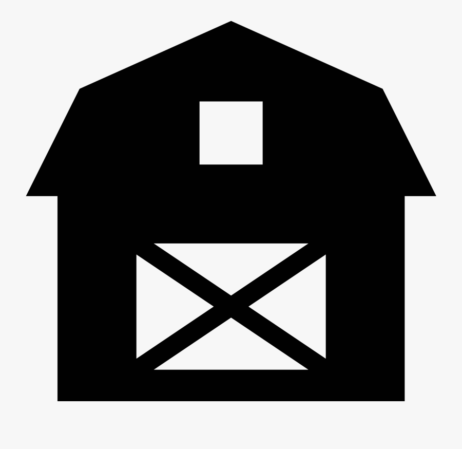 Farm Icon Free Download - Barn Icon Png, Transparent Clipart